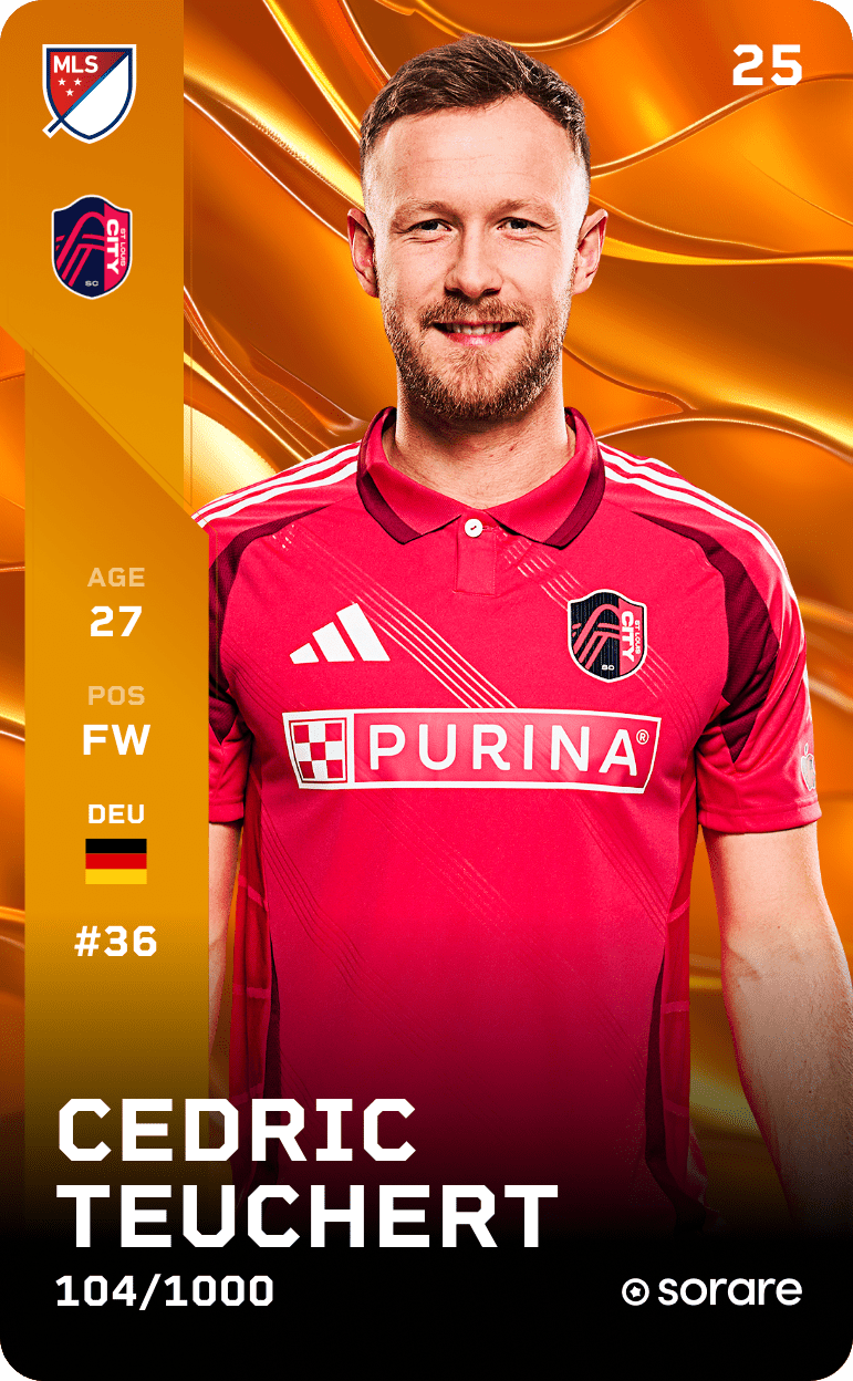 Cedric Teuchert 2025-26 • Limited 104/1000