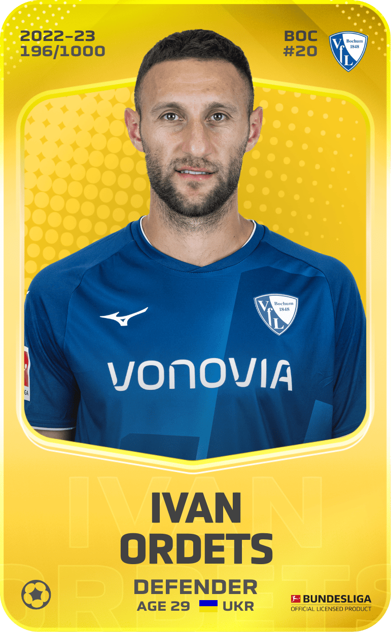 Ivan Ordets 2022-23 • Limited 196/1000