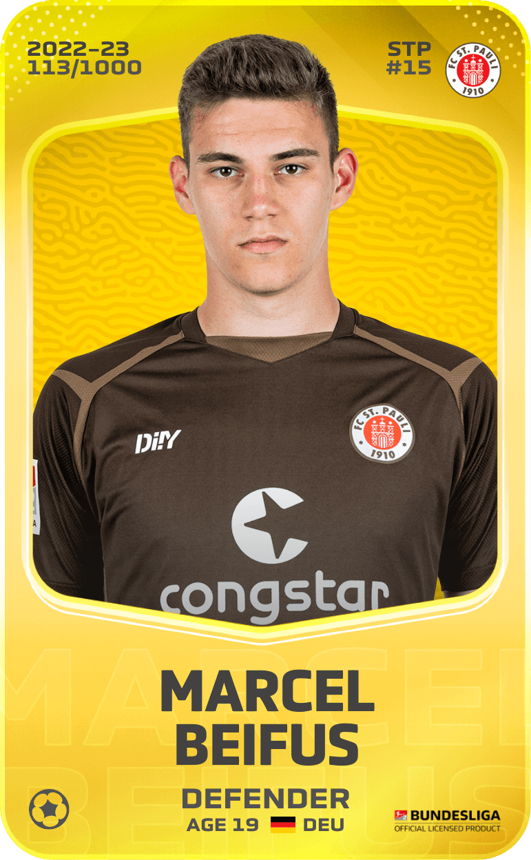 Marcel Beifus 2022-23 • Limited 113/1000