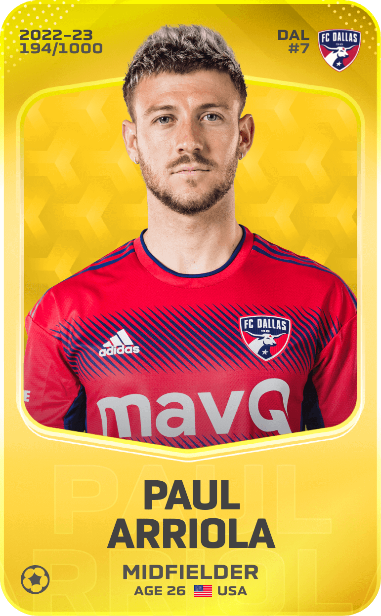 Paul Arriola 2022-23 • Limited 194/1000