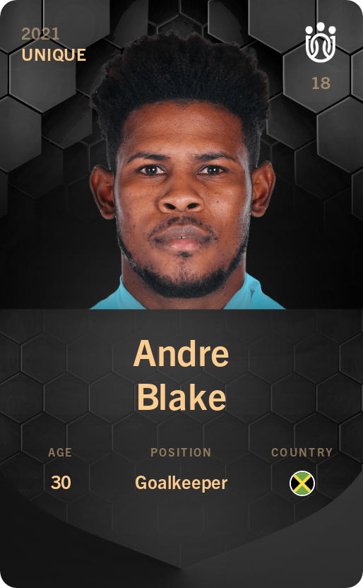 Sorare - Sorare Official - Andre Blake 2021-22 • Unique - NFT # 84369565003084146563846728006559864829480069533995365790076628138225343167322