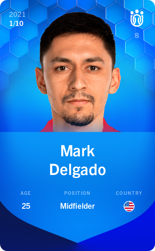 Sorare - Sorare Official - Mark Delgado 2021-22 • Super Rare 1/10 - NFT # 5542218007121213642751277451465795604270762249433414794599418415411433449803