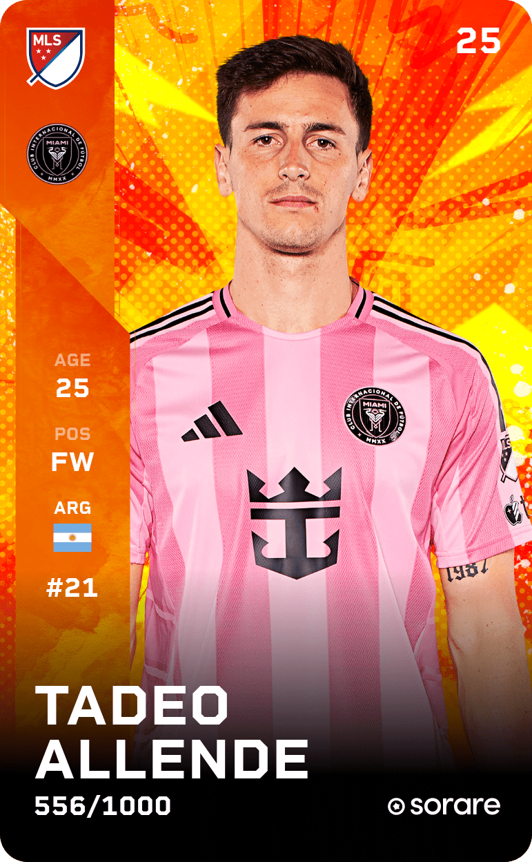 Tadeo Allende 2025-26 • Limited 556/1000