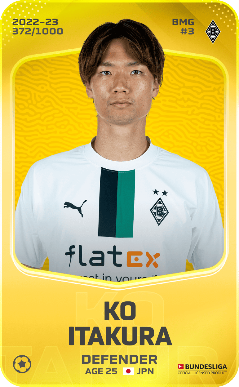 Ko Itakura 2022-23 • Limited 372/1000
