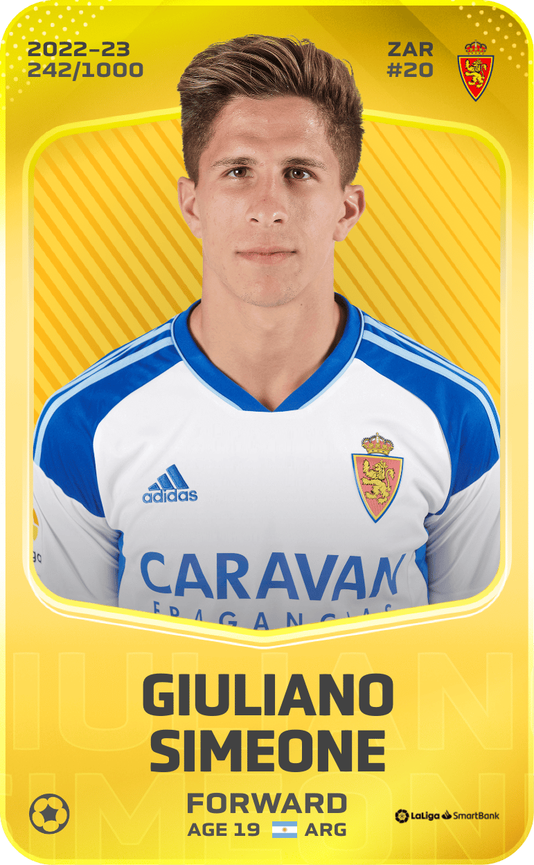Giuliano Simeone 2022-23 • Limited 242/1000