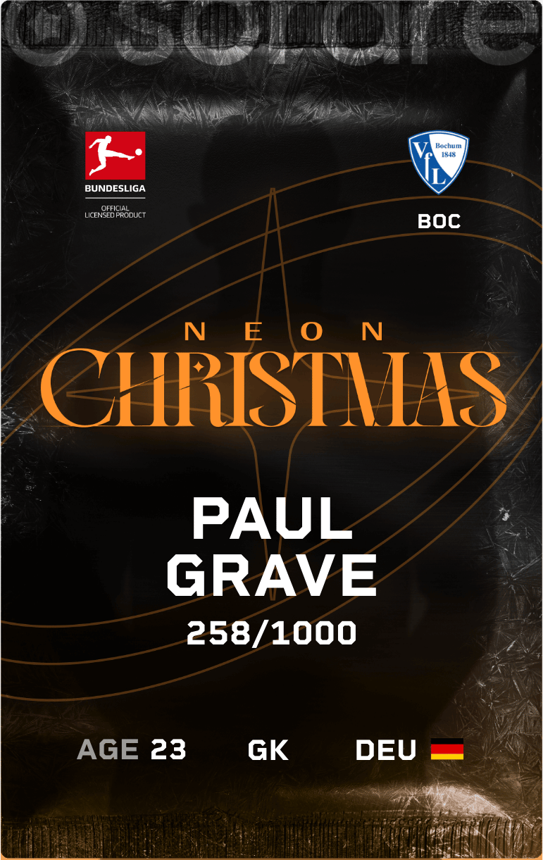 Paul Grave 2024-25 • Limited 258/1000