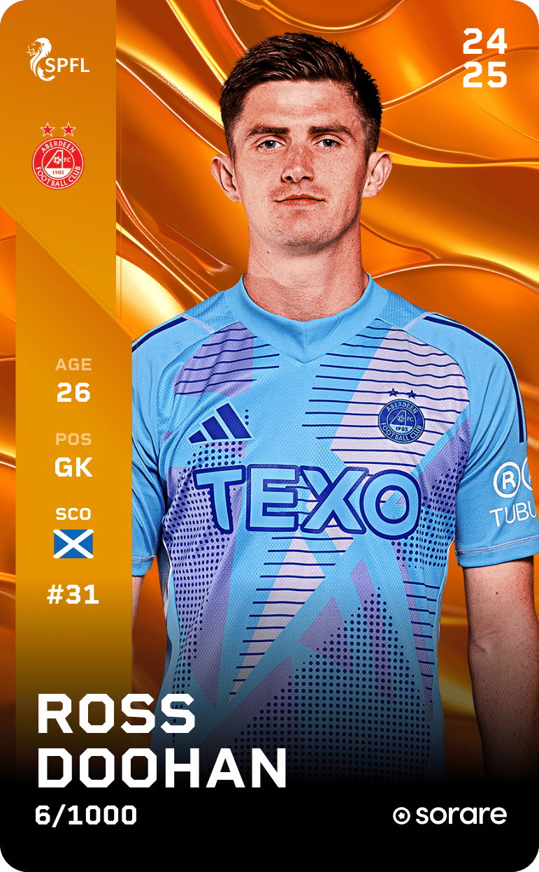 Ross Doohan 2024-25 • Limited 6/1000
