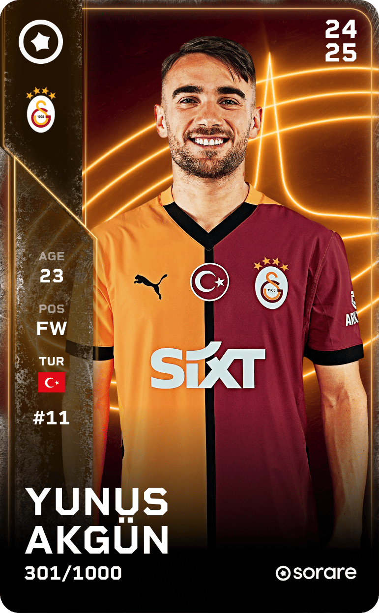 Yunus Akgün 2024-25 • Limited 301/1000