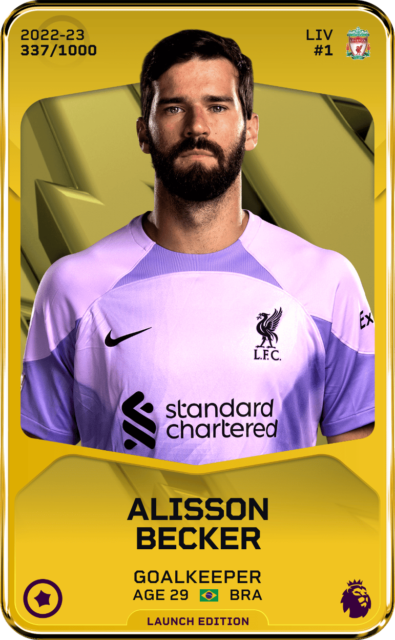 Alisson Becker 2022-23 • Limited 337/1000
