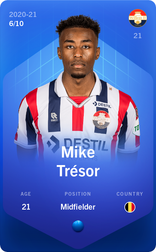 Sorare - Sorare Official - Mike Trésor 2020-21 • Super Rare 6/10 - NFT # 110386037188111283083813994316174526831307033228895921838365301169926904008664