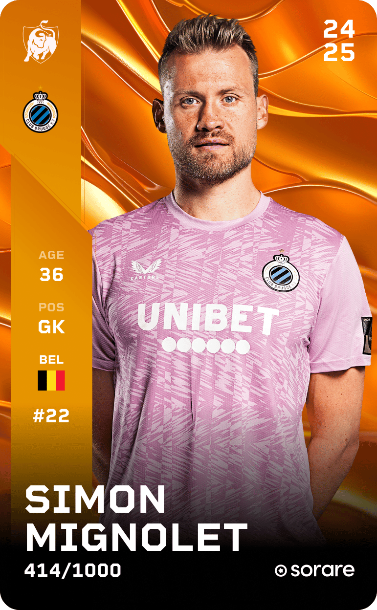 Simon Mignolet 2024-25 • Limited 414/1000