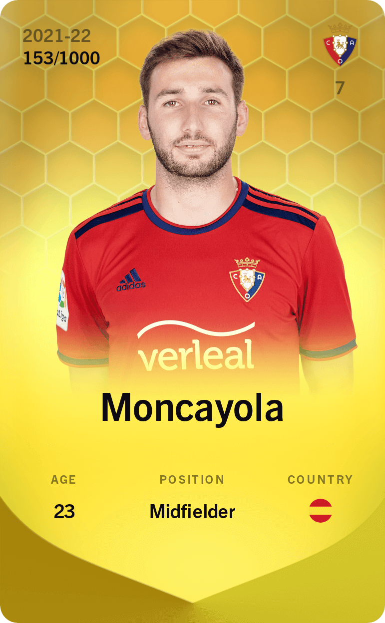 Moncayola 2021-22 • Limited 153/1000