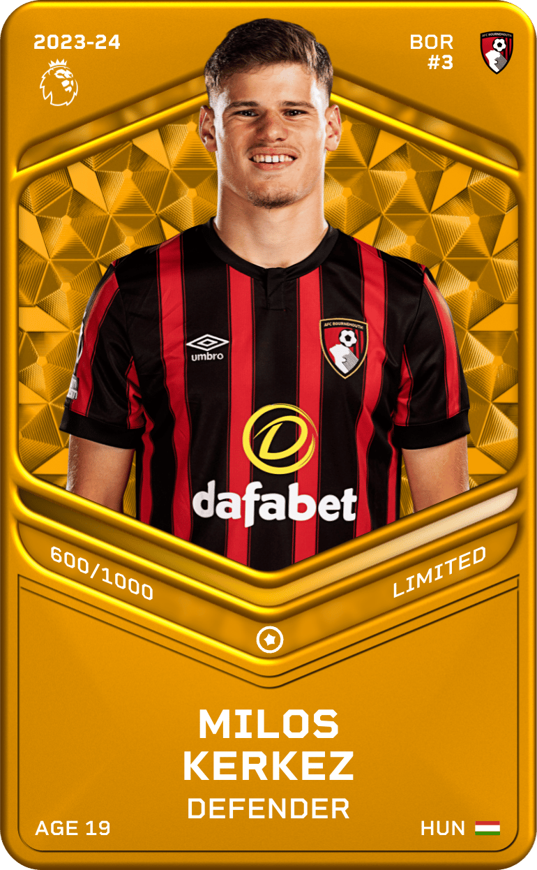 Milos Kerkez 2023-24 • Limited 600/1000