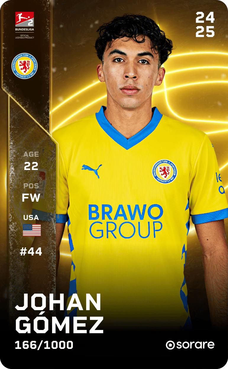 Johan Gómez 2024-25 • Limited 166/1000
