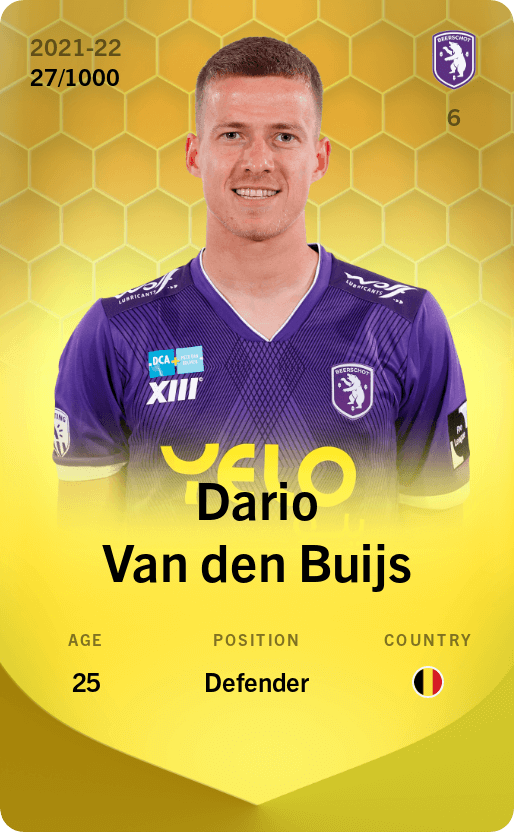 Dario Van den Buijs 2021-22 • Limited 27/1000