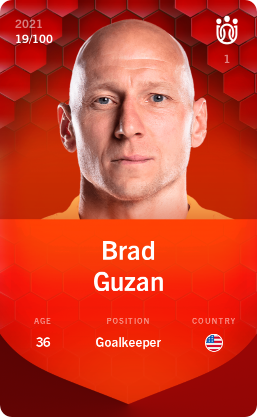 Sorare - Sorare Official - Brad Guzan 2021-22 • Rare 19/100 - NFT # 10567995484078593691427138923027749586408900121746303749554347238325999795391