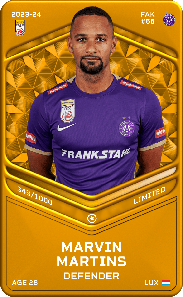 Marvin Martins 2023-24 • Limited 343/1000