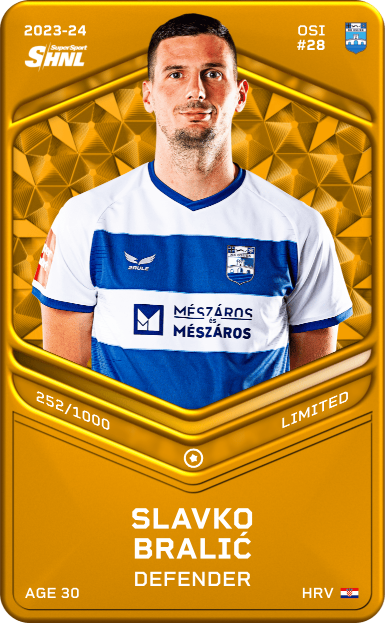 Slavko Bralić 2023-24 • Limited 252/1000