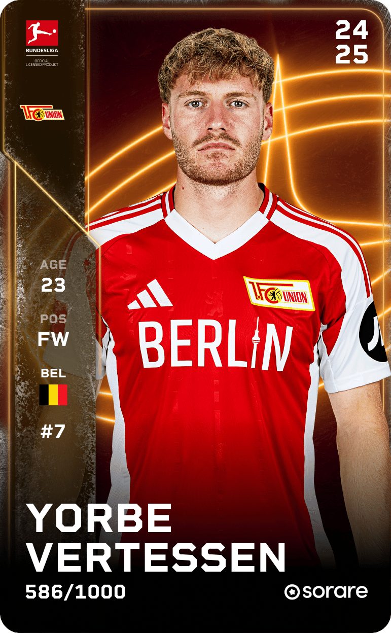 Yorbe Vertessen 2024-25 • Limited 586/1000