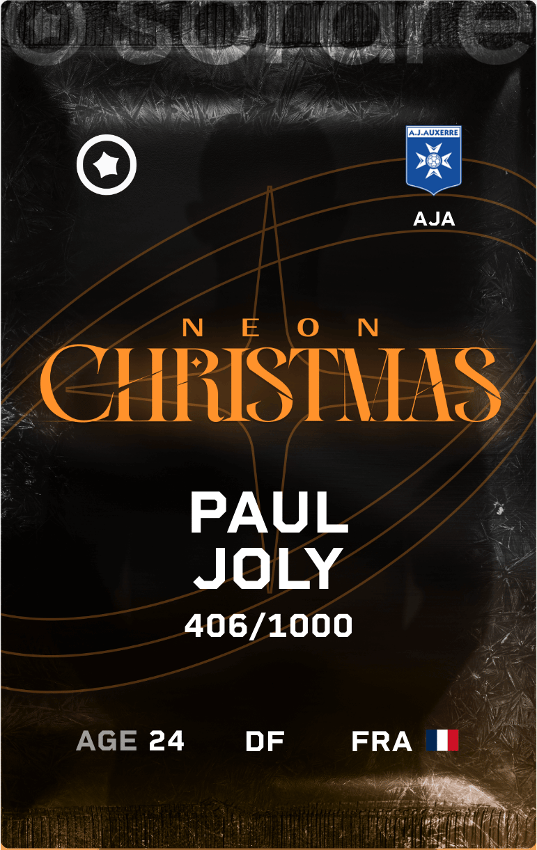 Paul Joly 2024-25 • Limited 406/1000