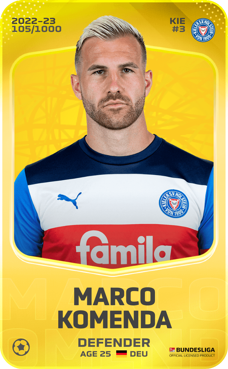 Marco Komenda 2022-23 • Limited 105/1000