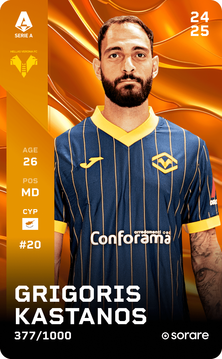 Grigoris Kastanos 2024-25 • Limited 377/1000