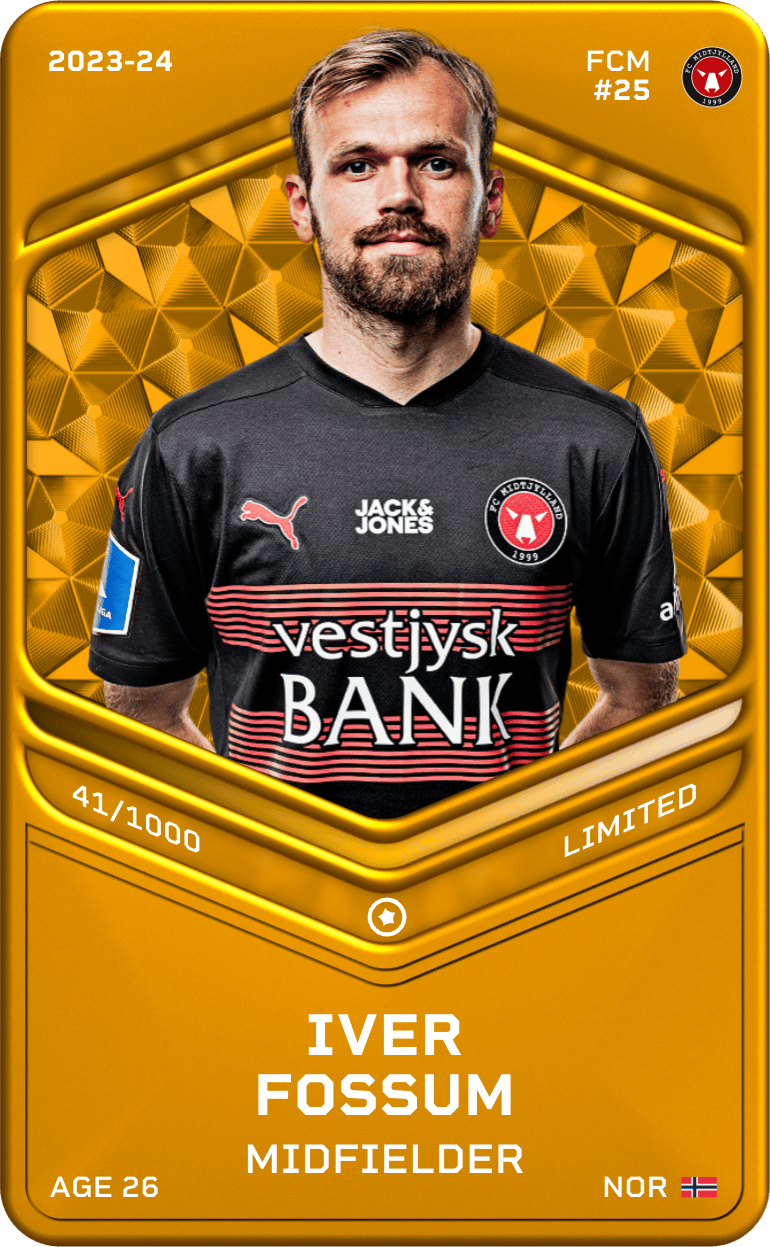 Iver Fossum 2023-24 • Limited 41/1000