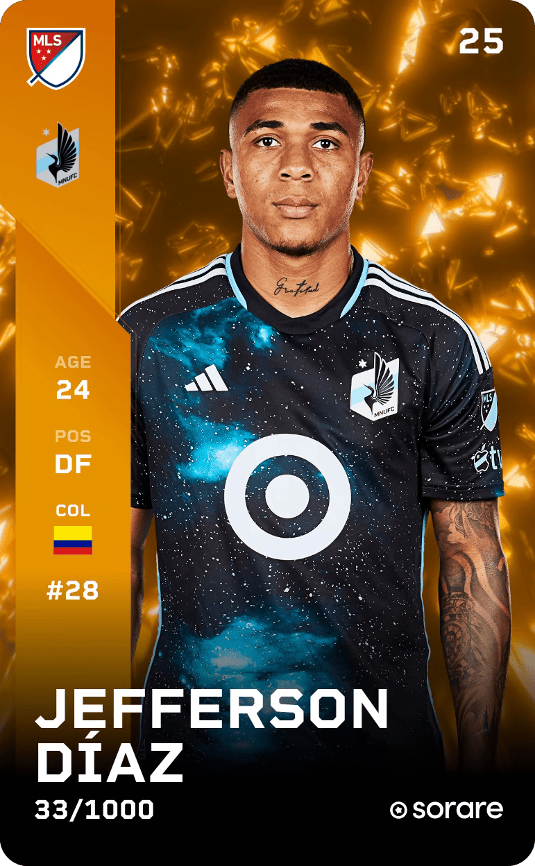 Jefferson Díaz 2025-26 • Limited 33/1000