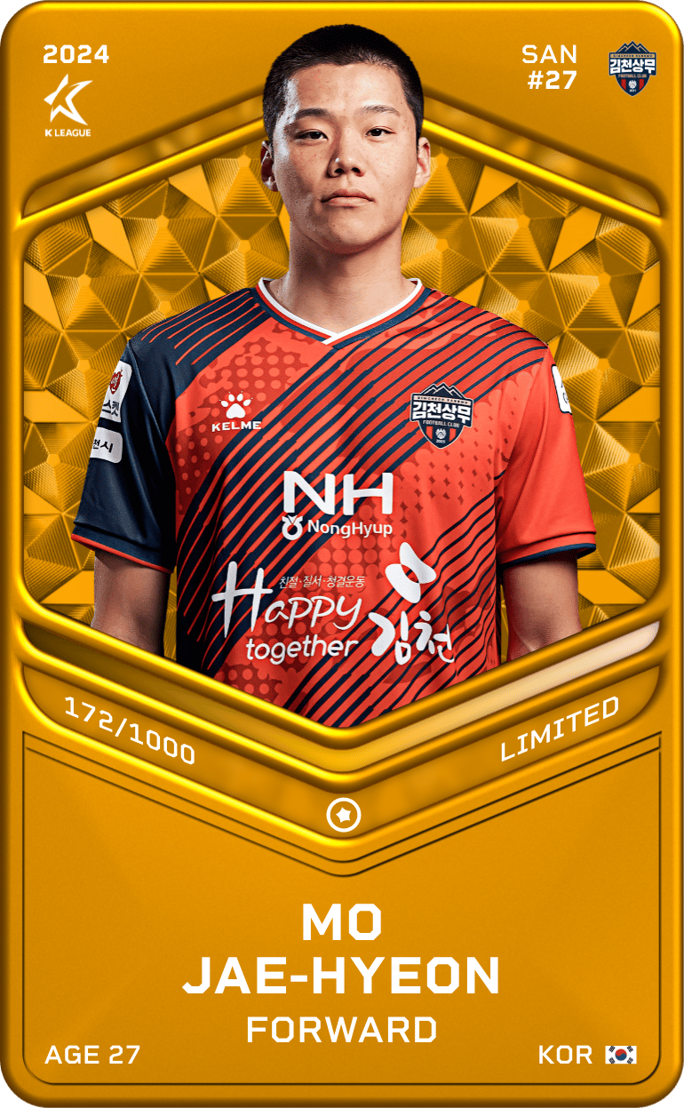 Mo Jae-Hyeon 2024-25 • Limited 172/1000