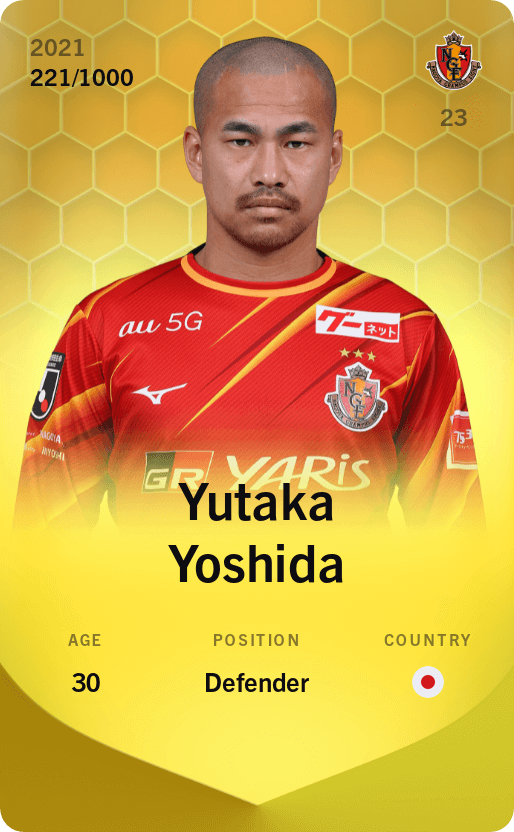 Yutaka Yoshida 2021-22 • Limited 221/1000