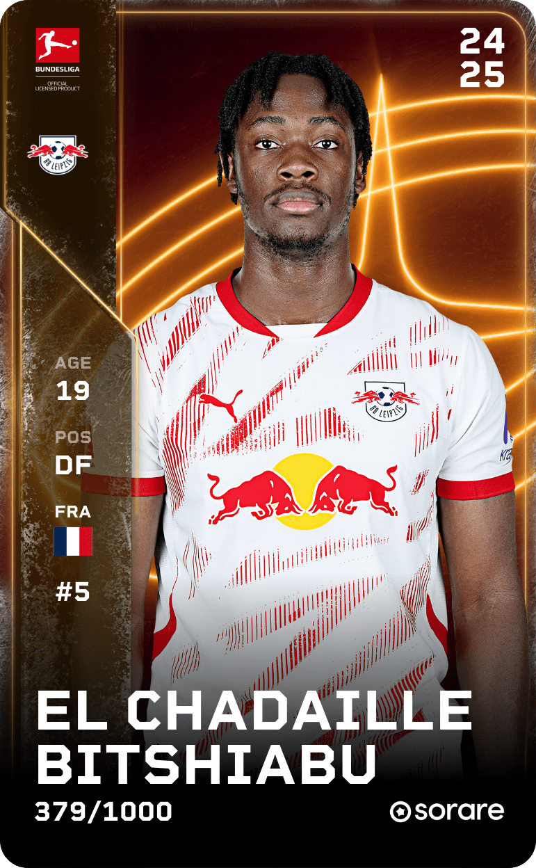El Chadaille Bitshiabu 2024-25 • Limited 379/1000