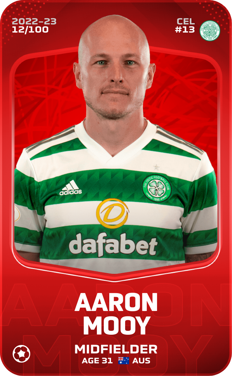 Sorare - Sorare Official - Aaron Mooy 2022-23 • Rare 12/100 - NFT # 85753762353433167587364400937156929322631963330424891513523570723462694877932