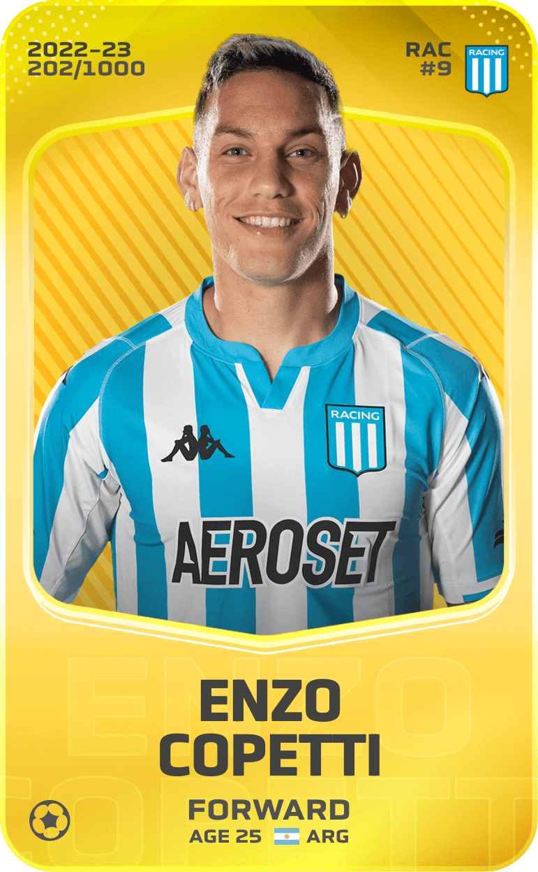 Enzo Copetti 2022-23 • Limited 202/1000