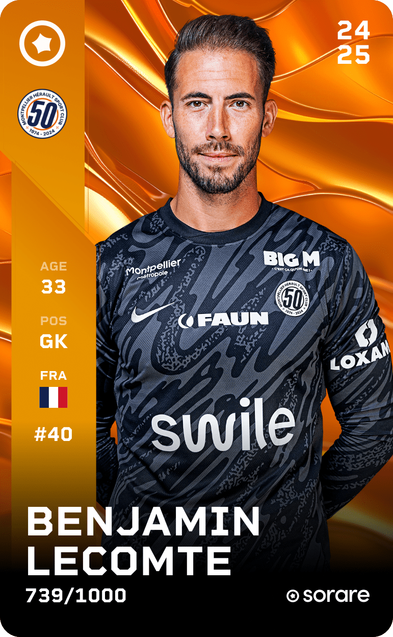 Benjamin Lecomte 2024-25 • Limited 739/1000
