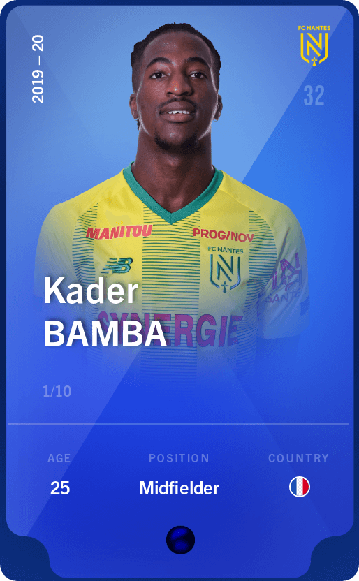 nevel solide Won Kader Bamba 2019-20 • Super Rare 1/10