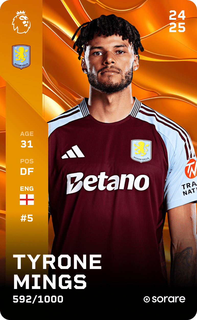 Tyrone Mings 2024-25 • Limited 592/1000
