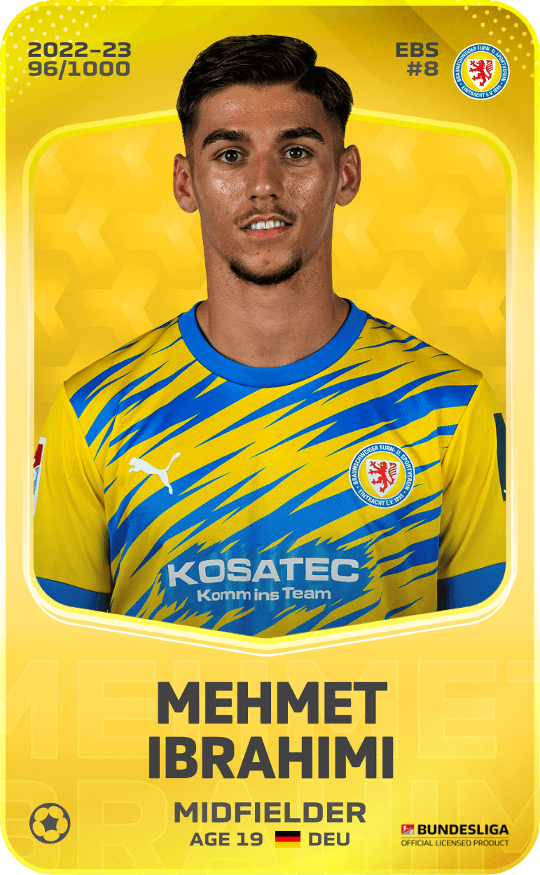 Mehmet Ibrahimi 2022-23 • Limited 96/1000