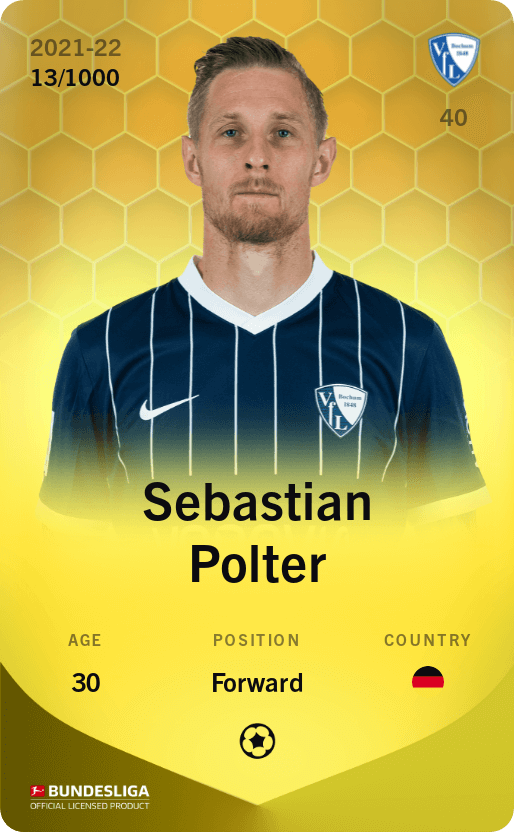 Sebastian Polter 2021-22 • Limited 13/1000