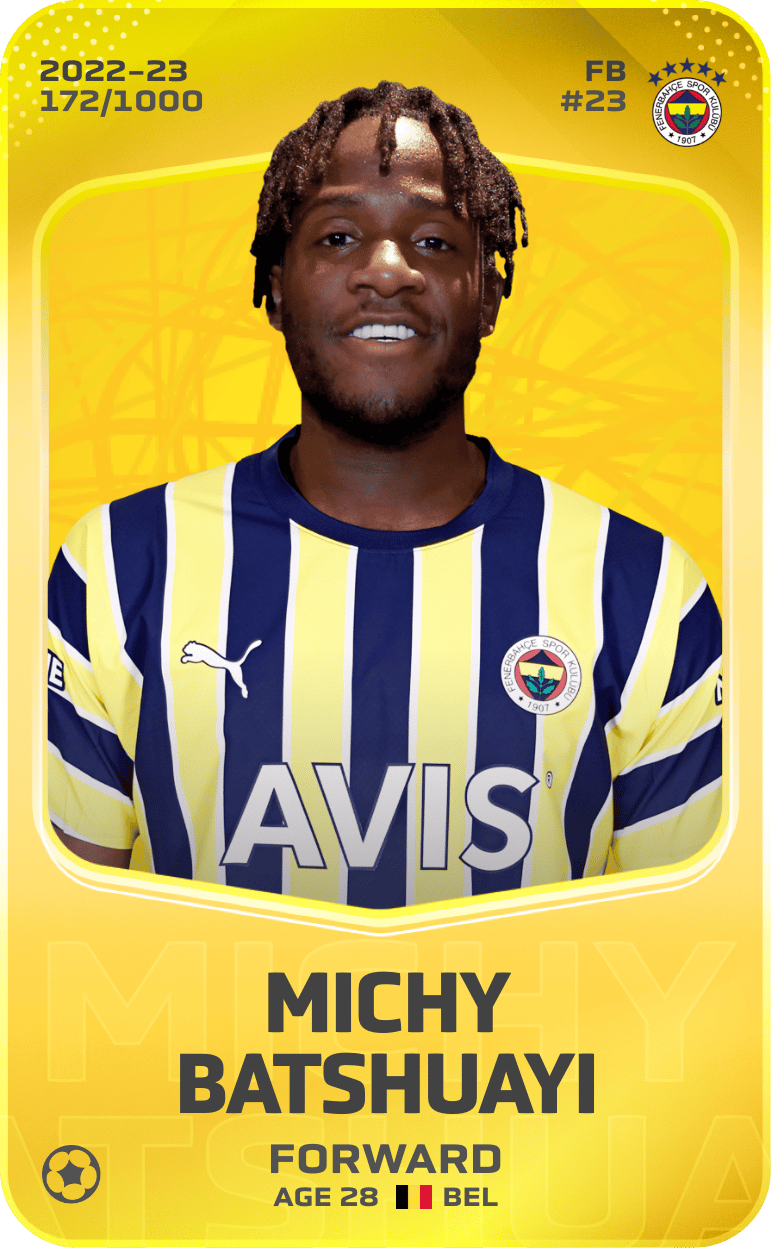 Michy Batshuayi 2022-23 • Limited 172/1000