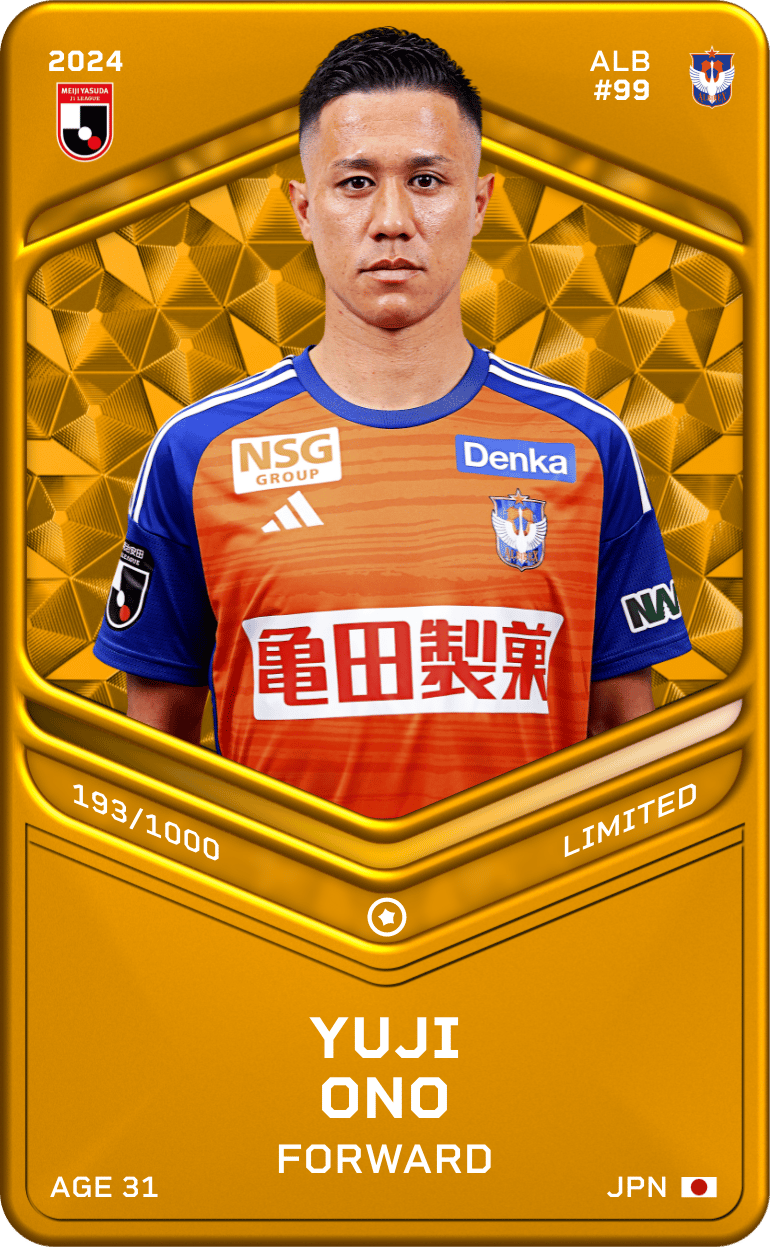 Yuji Ono 2024-25 • Limited 193/1000
