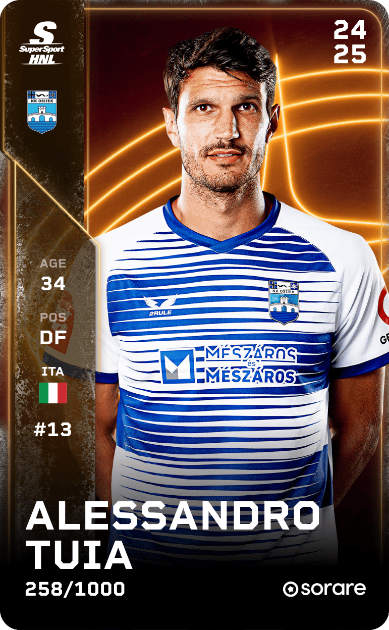 Alessandro Tuia 2024-25 • Limited 258/1000