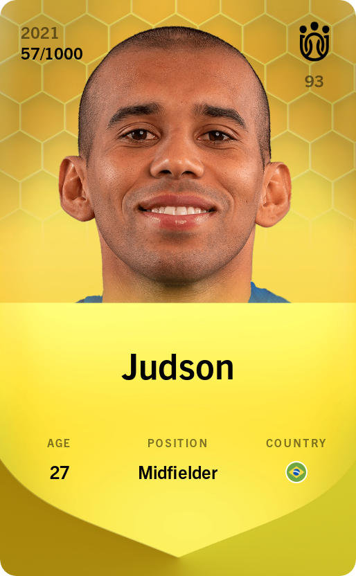 Sorare - Sorare Official - Judson 2021-22 • Limited 57/1000 - NFT # 111279508937682826350308243569161466327359488158575875196201610487882109364114