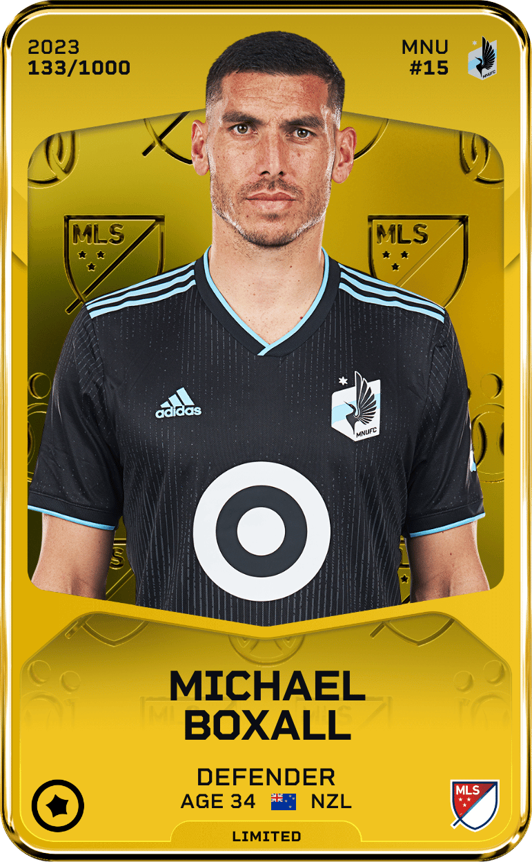 Michael Boxall 2023-24 • Limited 133/1000