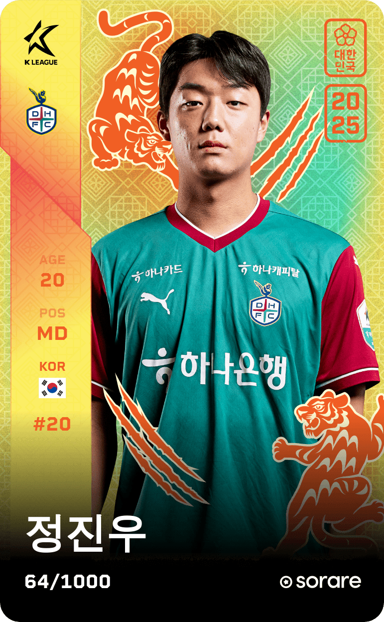 Jung Jin-Woo 2025-26 • Limited 64/1000