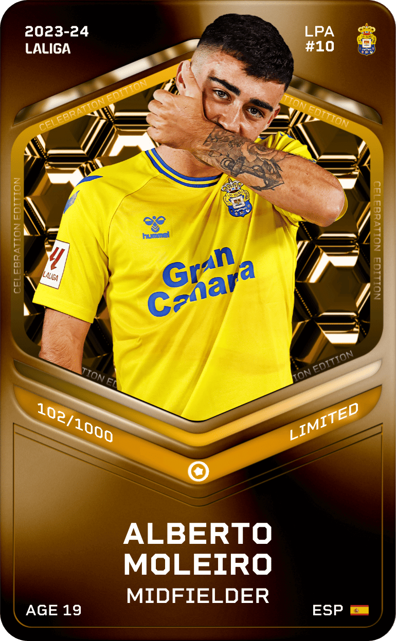Alberto Moleiro 2023-24 • Limited 102/1000