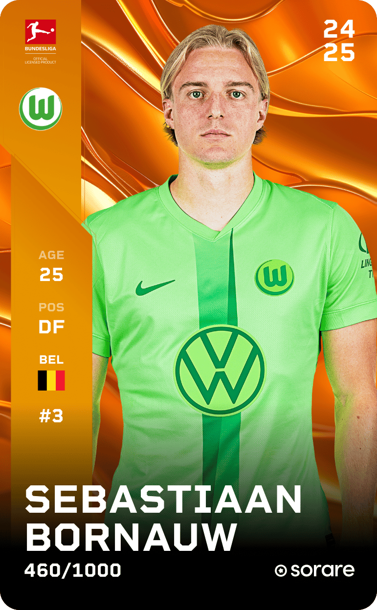 Sebastiaan Bornauw 2024-25 • Limited 460/1000