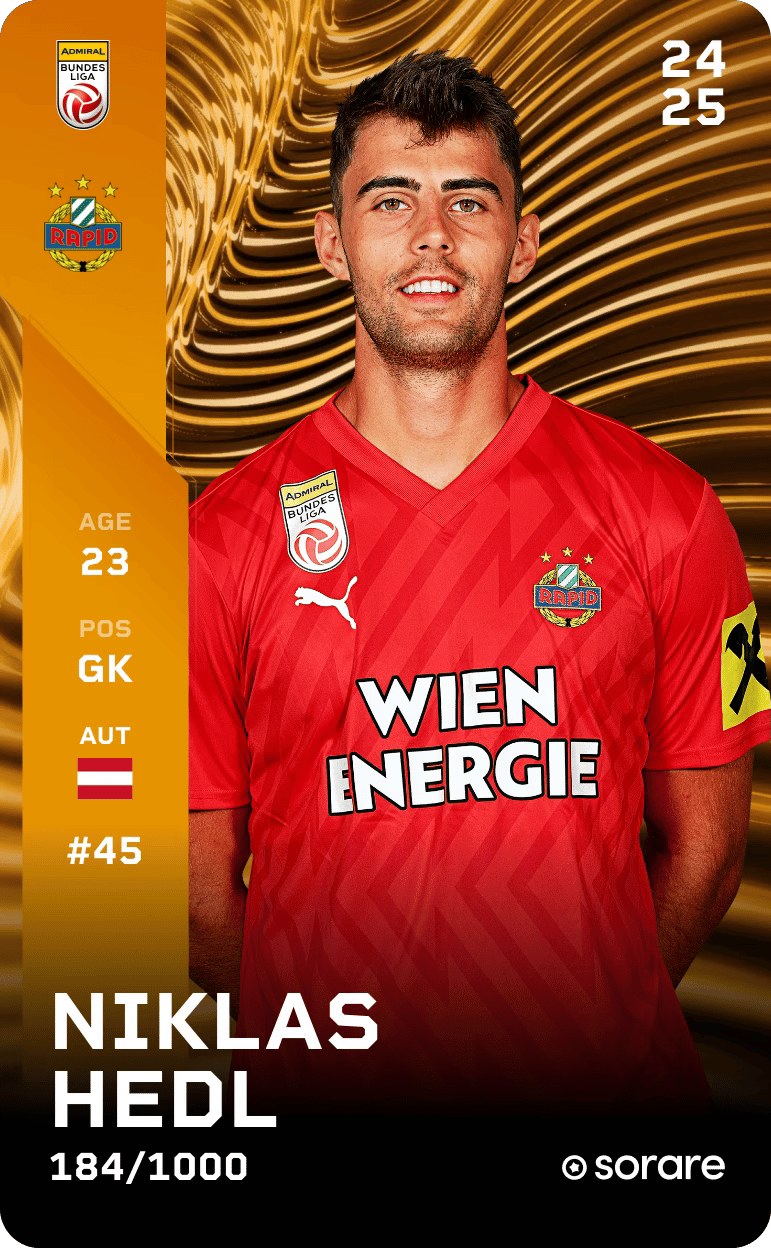 Niklas Hedl 2024-25 • Limited 184/1000