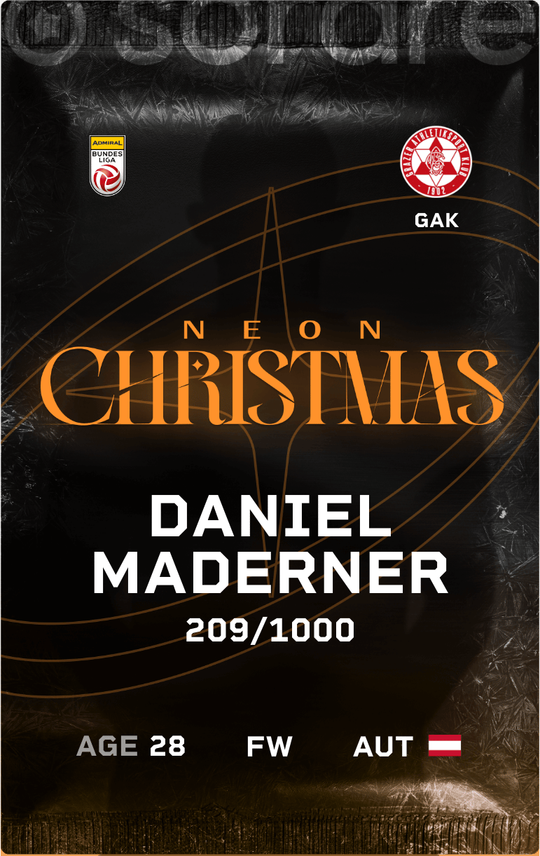Daniel Maderner 2024-25 • Limited 209/1000