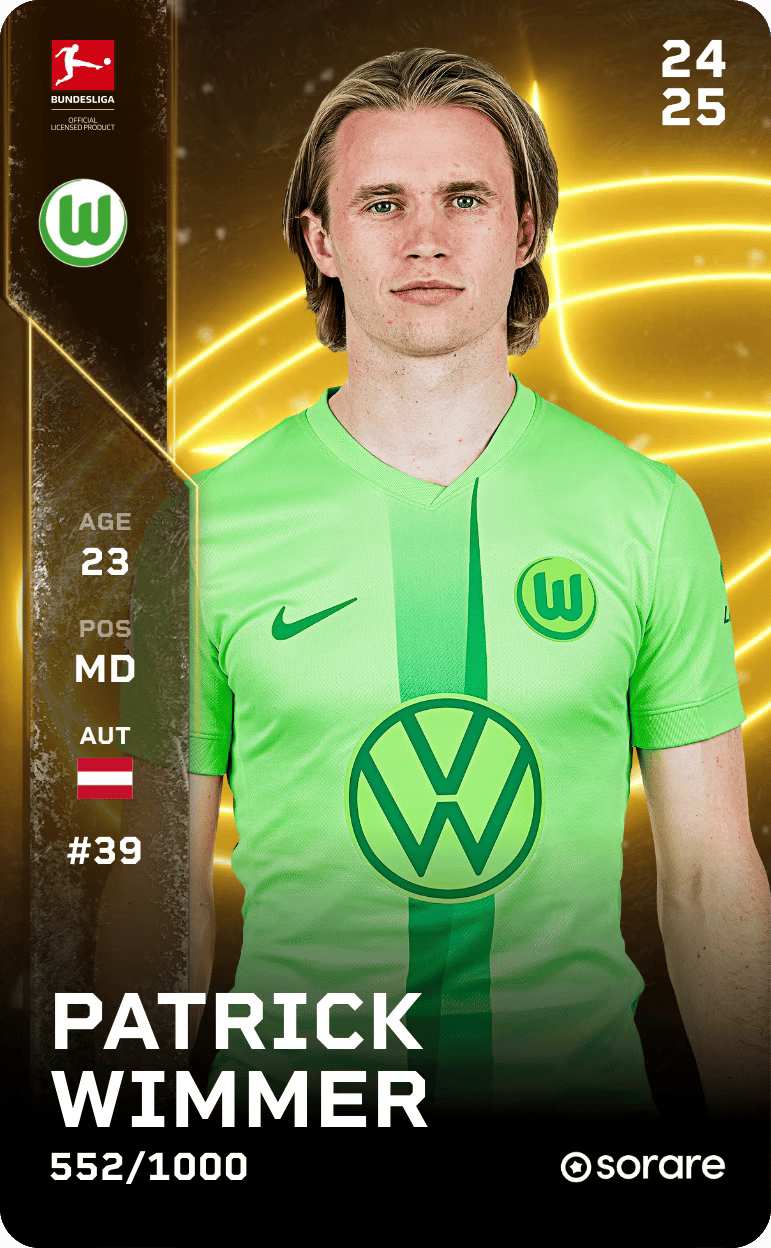 Patrick Wimmer 2024-25 • Limited 552/1000