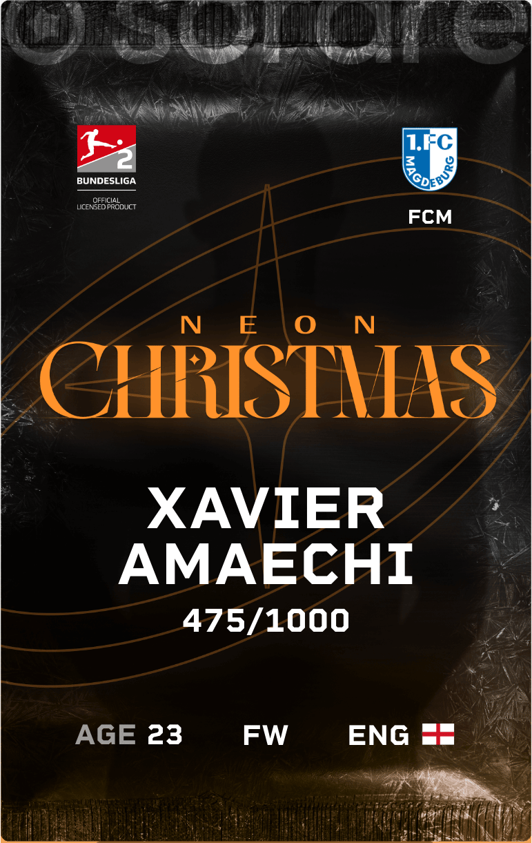 Xavier Amaechi 2024-25 • Limited 475/1000